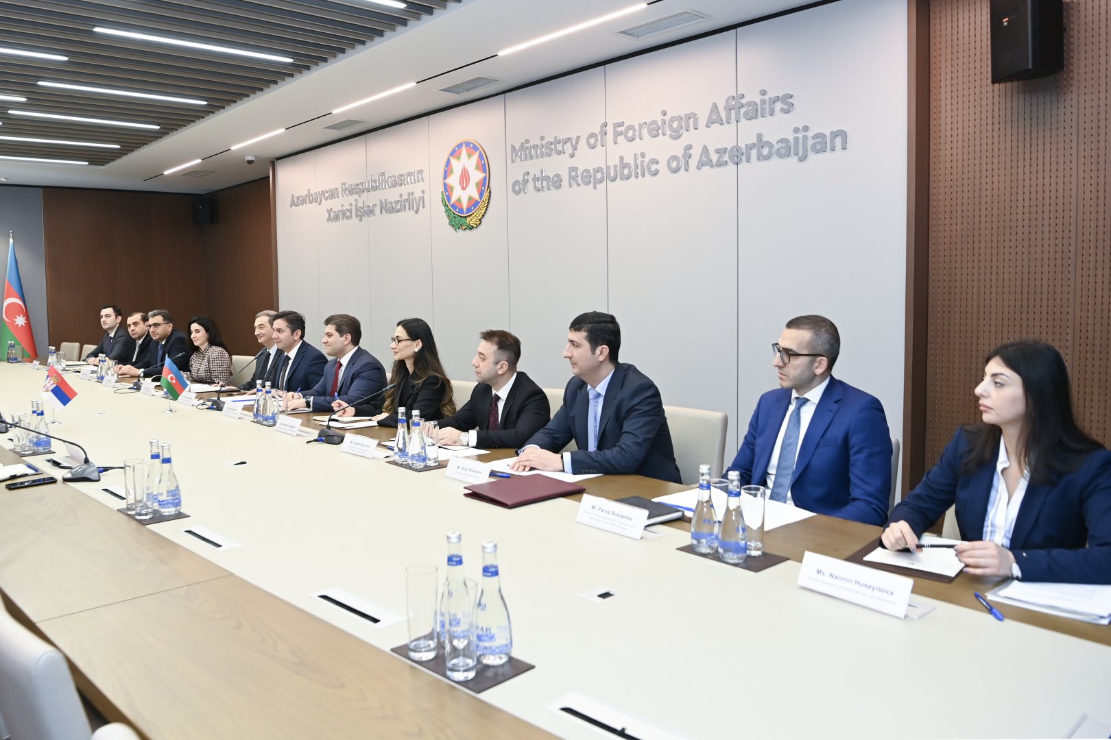 Azerbaijan, Serbia hold political consultations (PHOTO)