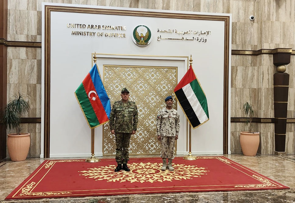 Azerbaijan and UAE discuss prospects for military cooperation development (PHOTO)