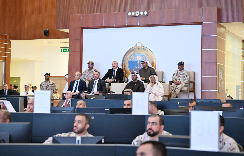 President Ilham Aliyev, and President of United Arab Emirates observe joint operational-tactical exercises 'Peace Shield - 2026' in Abu Dhabi (PHOTO)