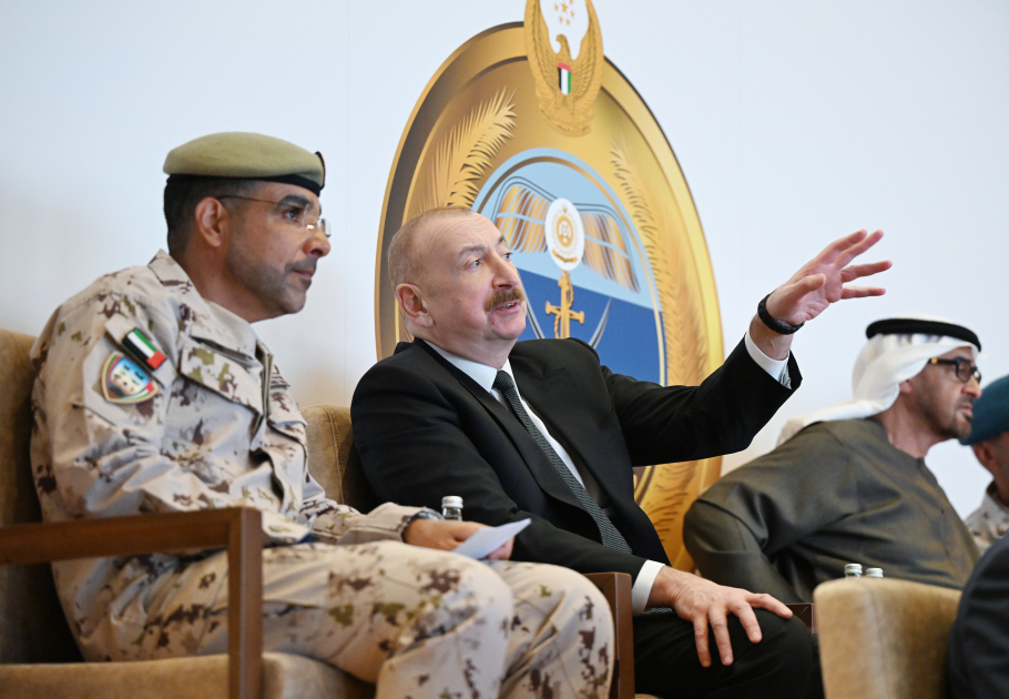 President Ilham Aliyev, and President of United Arab Emirates observe joint operational-tactical exercises 'Peace Shield - 2026' in Abu Dhabi (PHOTO)