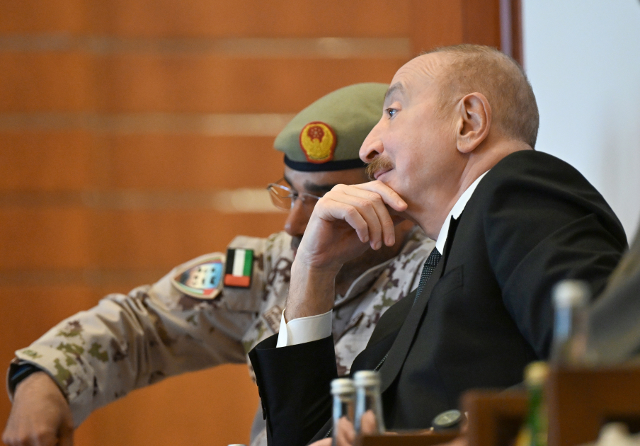President Ilham Aliyev, and President of United Arab Emirates observe joint operational-tactical exercises 'Peace Shield - 2026' in Abu Dhabi (PHOTO)