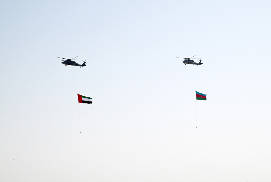 President Ilham Aliyev, and President of United Arab Emirates observe joint operational-tactical exercises 'Peace Shield - 2026' in Abu Dhabi (PHOTO)