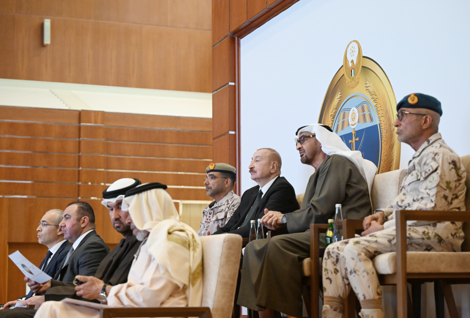 President Ilham Aliyev, and President of United Arab Emirates observe joint operational-tactical exercises 'Peace Shield - 2026' in Abu Dhabi (PHOTO)