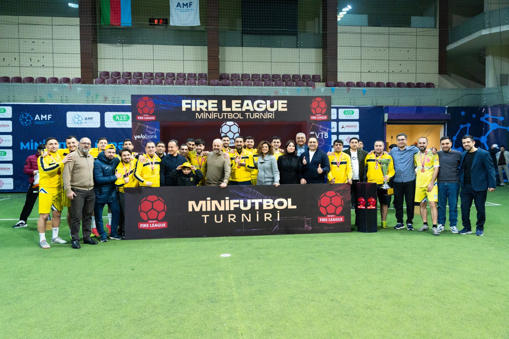 Yelo Bank wins interbank mini-football league (PHOTO)