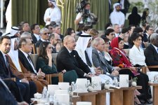 President Ilham Aliyev presented with Zayed Award for Human Fraternity in Abu Dhabi (PHOTO)