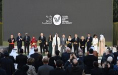President Ilham Aliyev presented with Zayed Award for Human Fraternity in Abu Dhabi (PHOTO)