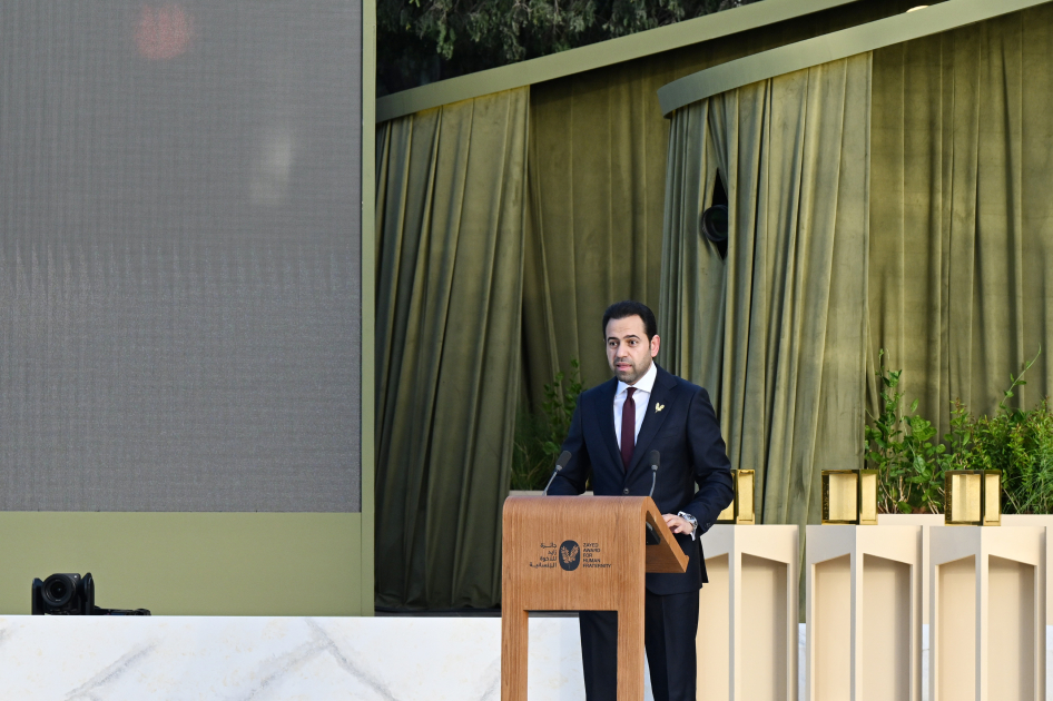 President Ilham Aliyev presented with Zayed Award for Human Fraternity in Abu Dhabi (PHOTO)