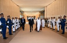President Ilham Aliyev concludes visit to the United Arab Emirates (PHOTO)