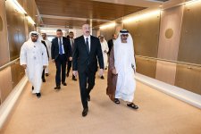President Ilham Aliyev concludes visit to the United Arab Emirates (PHOTO)