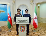 Azerbaijan's minister moots military co-op prospects with his Iranian counterpart (PHOTO)