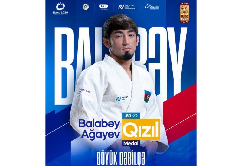 Azerbaijani judoka wins gold at Paris Grand Slam