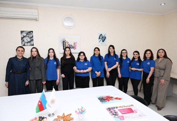 Heydar Aliyev Foundation VP Leyla Aliyeva and Alena Aliyeva visit Ganja Autism Center