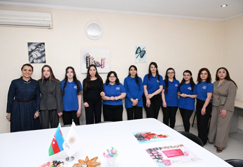 Heydar Aliyev Foundation VP Leyla Aliyeva and Alena Aliyeva visit Ganja Autism Center