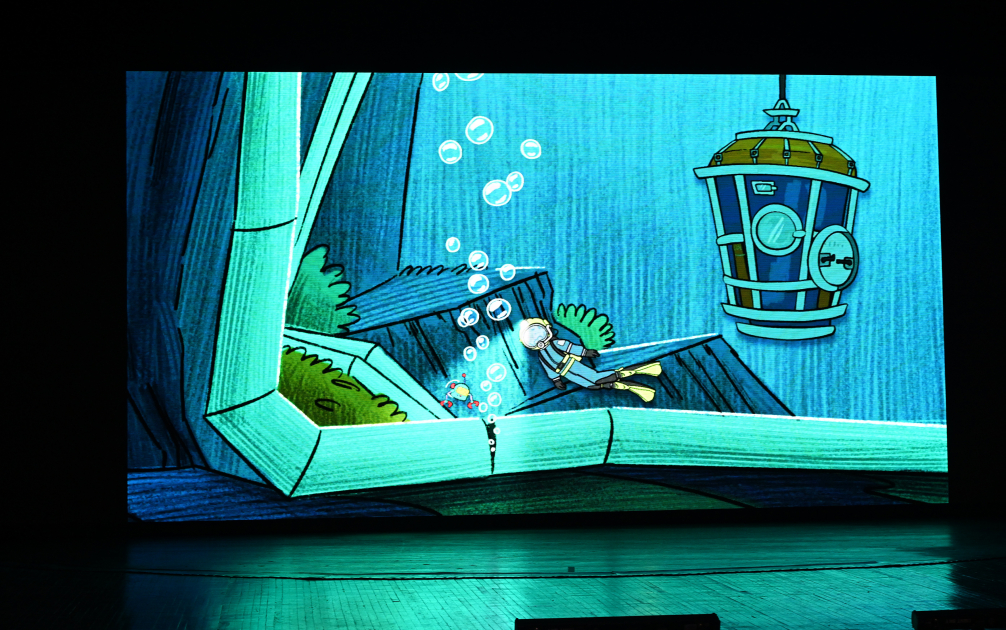 Heydar Aliyev Foundation VP Leyla Aliyeva and Alena Aliyeva attend premiere of animated series “İsi and Piti” at Ganja State Drama Theater (PHOTO)