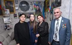 Heydar Aliyev Foundation VP Leyla Aliyeva and Alena Aliyeva visit Ganja Memorial Complex and family of National Hero Natig Gasimov (PHOTO)