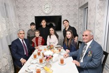 Heydar Aliyev Foundation VP Leyla Aliyeva and Alena Aliyeva visit Ganja Memorial Complex and family of National Hero Natig Gasimov (PHOTO)