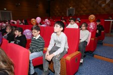 Heydar Aliyev Foundation VP Leyla Aliyeva and Alena Aliyeva attend premiere of animated series “İsi and Piti” at Ganja State Drama Theater (PHOTO)