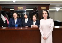 Heydar Aliyev Foundation VP Leyla Aliyeva and Alena Aliyeva attend premiere of animated series “İsi and Piti” at Ganja State Drama Theater (PHOTO)