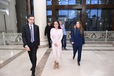 Heydar Aliyev Foundation VP Leyla Aliyeva and Alena Aliyeva attend premiere of animated series “İsi and Piti” at Ganja State Drama Theater (PHOTO)