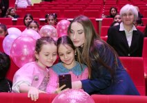 Heydar Aliyev Foundation VP Leyla Aliyeva and Alena Aliyeva attend premiere of animated series “İsi and Piti” at Ganja State Drama Theater (PHOTO)
