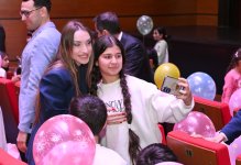 Heydar Aliyev Foundation VP Leyla Aliyeva and Alena Aliyeva attend premiere of animated series “İsi and Piti” at Ganja State Drama Theater (PHOTO)