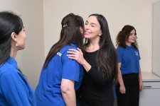 Heydar Aliyev Foundation VP Leyla Aliyeva and Alena Aliyeva visit Ganja Autism Center