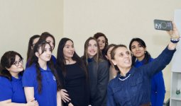 Heydar Aliyev Foundation VP Leyla Aliyeva and Alena Aliyeva visit Ganja Autism Center