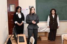 Heydar Aliyev Foundation VP Leyla Aliyeva and Alena Aliyeva visit Special Secondary School No. 45 in Ganja (PHOTO)