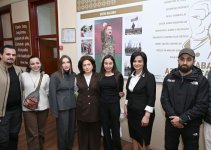 Heydar Aliyev Foundation VP Leyla Aliyeva and Alena Aliyeva visit Special Secondary School No. 45 in Ganja (PHOTO)