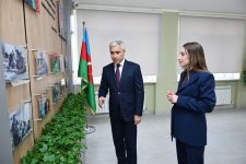 Heydar Aliyev Foundation VP Leyla Aliyeva and Alena Aliyeva visit STEAM center and Secondary School No. 37 in Ganja (PHOTO)