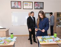 Heydar Aliyev Foundation VP Leyla Aliyeva and Alena Aliyeva visit STEAM center and Secondary School No. 37 in Ganja (PHOTO)