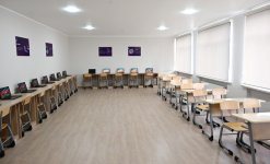 Heydar Aliyev Foundation VP Leyla Aliyeva and Alena Aliyeva visit STEAM center and Secondary School No. 37 in Ganja (PHOTO)