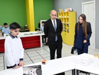 Heydar Aliyev Foundation VP Leyla Aliyeva and Alena Aliyeva visit STEAM center and Secondary School No. 37 in Ganja (PHOTO)