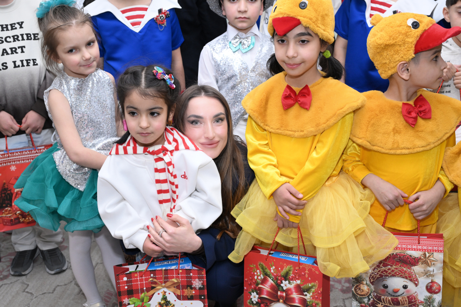 Heydar Aliyev Foundation VP Leyla Aliyeva and Alena Aliyeva visit orphanage in Ganja (PHOTO)