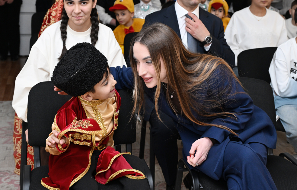 Heydar Aliyev Foundation VP Leyla Aliyeva and Alena Aliyeva visit orphanage in Ganja (PHOTO)