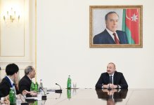 President Ilham Aliyev receives delegation of the U.S. Chamber of Commerce (PHOTO)