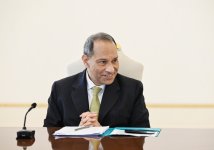 President Ilham Aliyev receives delegation of the U.S. Chamber of Commerce (PHOTO)