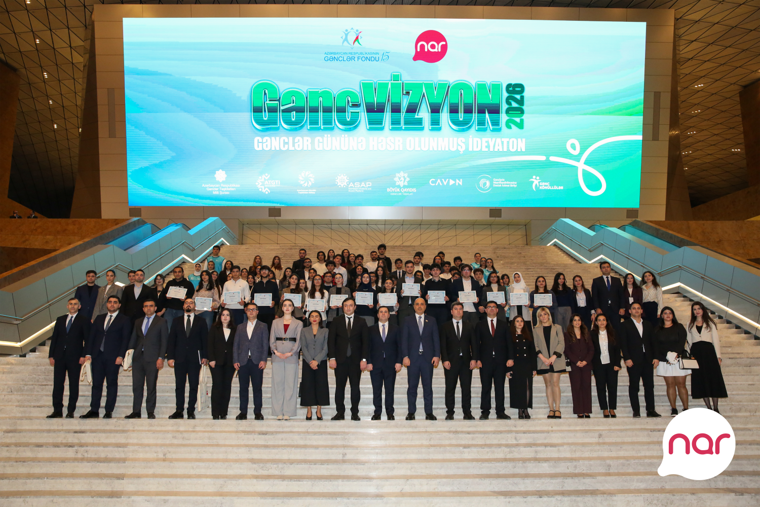 “GəncVİZYON” ideathon successfully concludes with Nar’s partnership