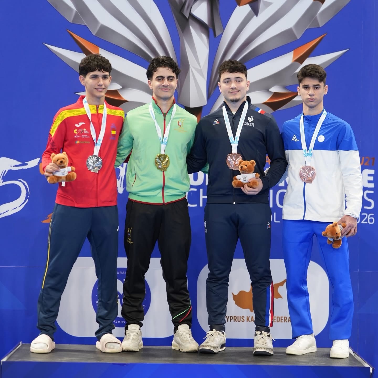 Azerbaijani karatekas win medals at European Championships (PHOTO)