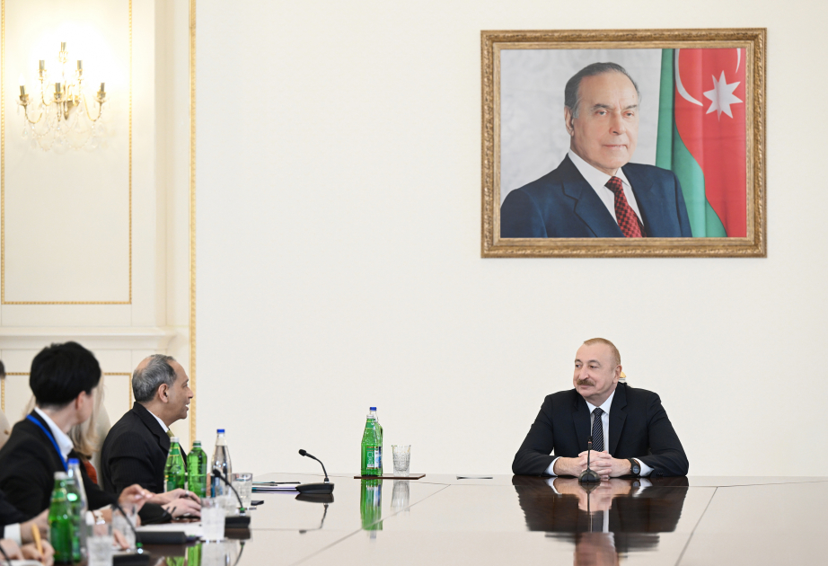 President Ilham Aliyev receives delegation of the U.S. Chamber of Commerce (PHOTO)