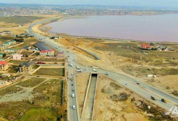 Azerbaijan depicts new transport artery connecting two highways (PHOTO)
