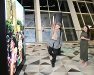 Leyla Aliyeva visits "Rising Light" exhibition by world-renowned photojournalist Reza Deghati in Baku (PHOTO)