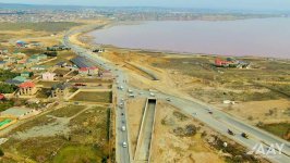Azerbaijan depicts new transport artery connecting two highways (PHOTO)