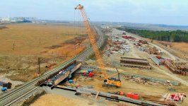 Azerbaijan depicts new transport artery connecting two highways (PHOTO)
