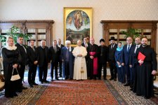 Chairman of Caucasus Muslims Office meets with Pope Leo XIV in Vatican (PHOTO)