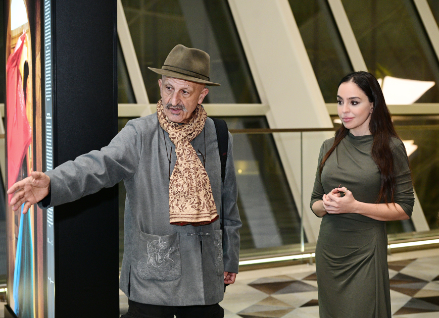 Leyla Aliyeva visits "Rising Light" exhibition by world-renowned photojournalist Reza Deghati in Baku (PHOTO)