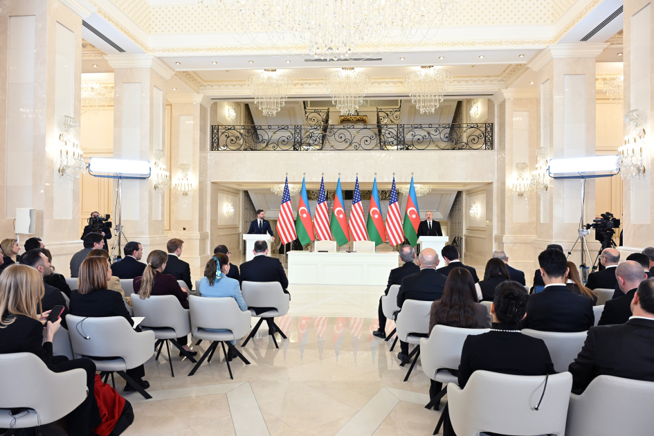 President Ilham Aliyev, U.S. Vice President JD Vance make press statements (PHOTO)
