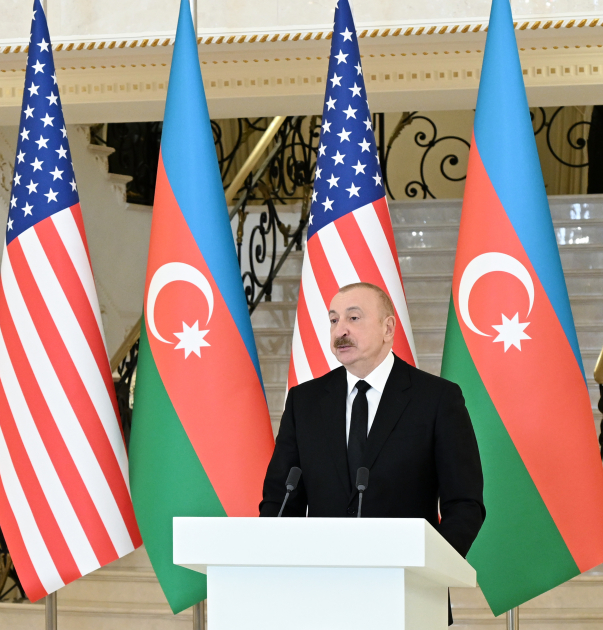President Ilham Aliyev, U.S. Vice President JD Vance make press statements (PHOTO)