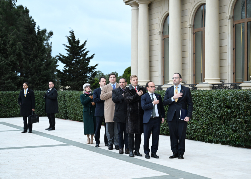 Official welcome ceremony held in Baku for Vice President of the United States (PHOTO)