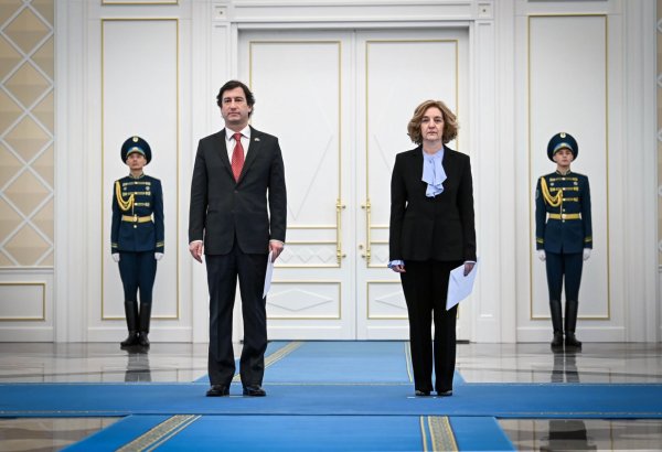 President of Kazakhstan receives credentials from Greek and Portuguese ambassadors